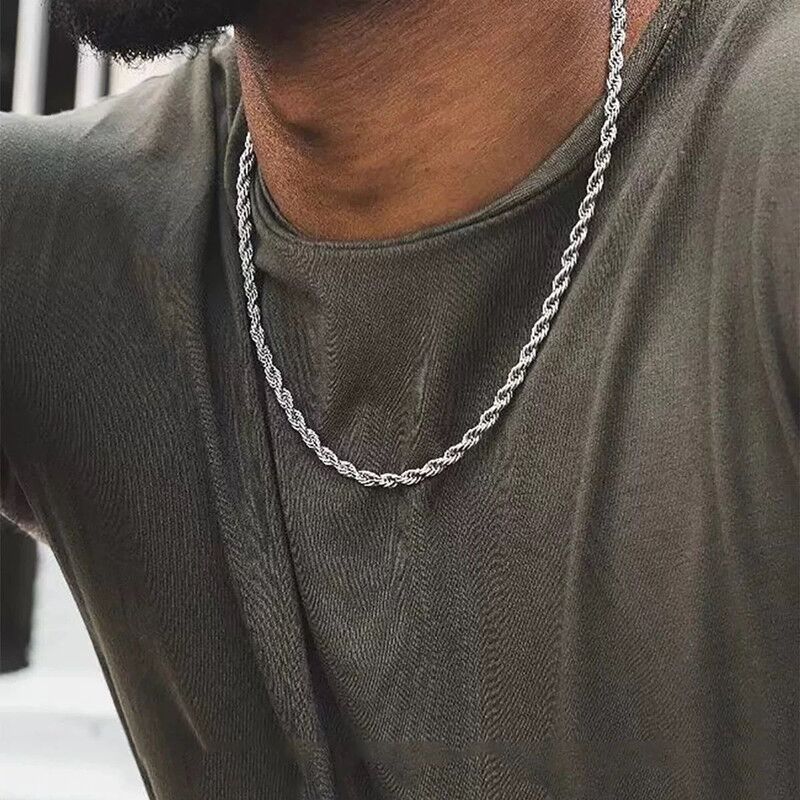 18K Gold Twist Necklace