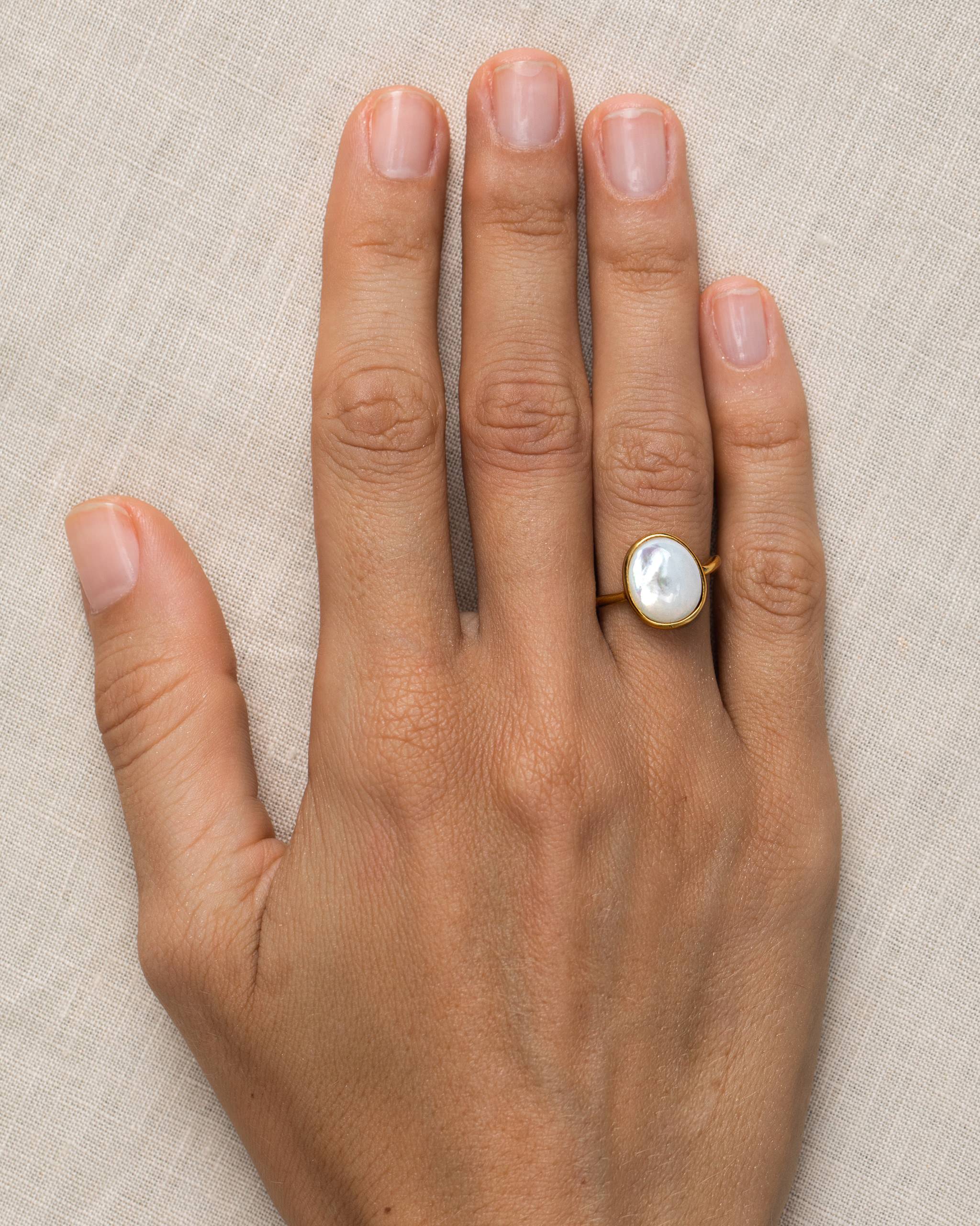 Mother of Pearl Ring - Margit