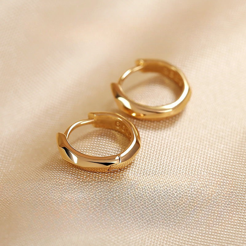 Luxe 925 Engraved Hoops