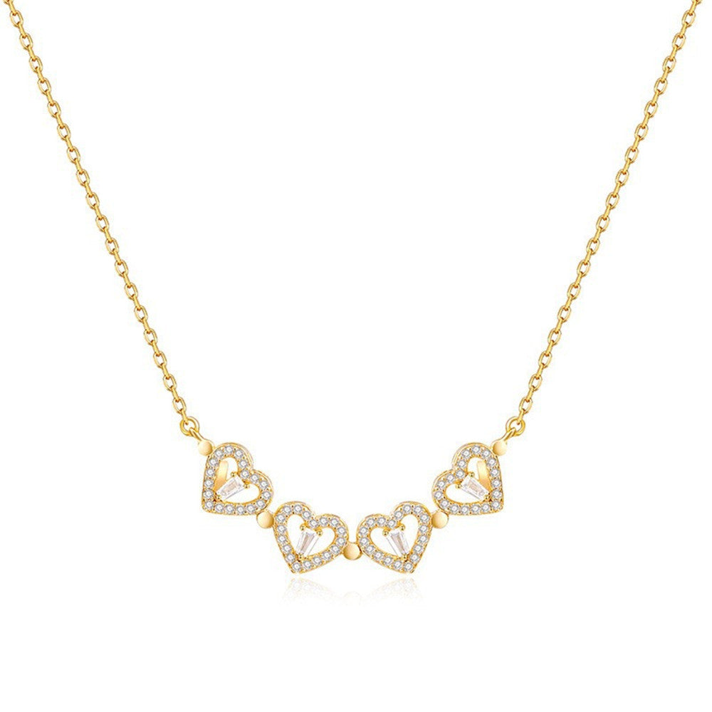 Switchable Heart-Clover necklace