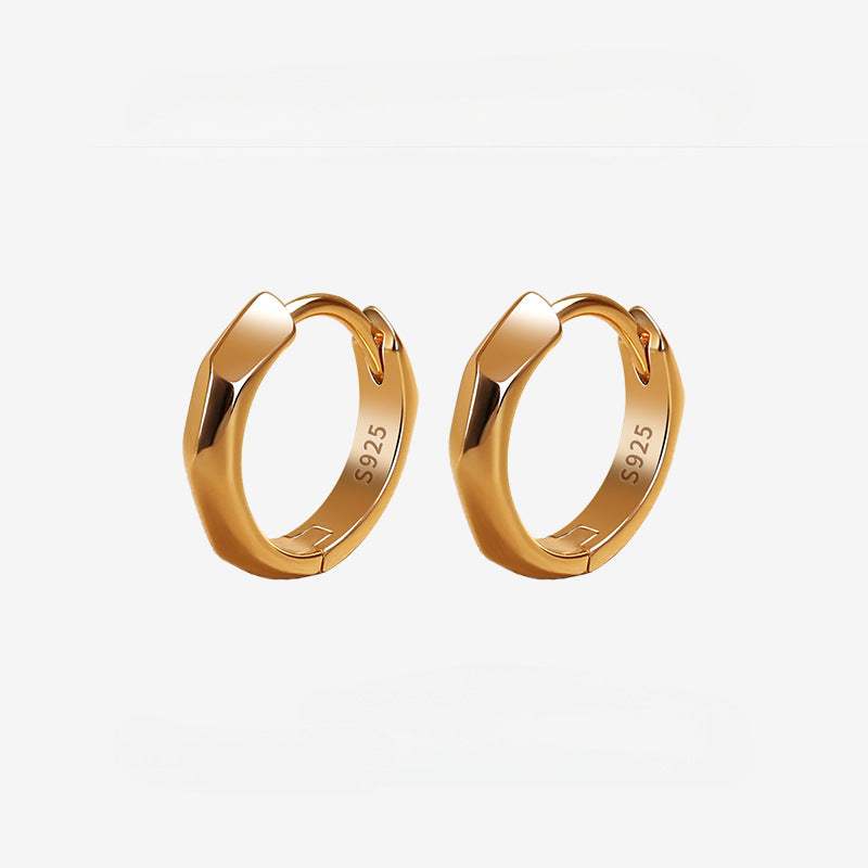 Luxe 925 Engraved Hoops