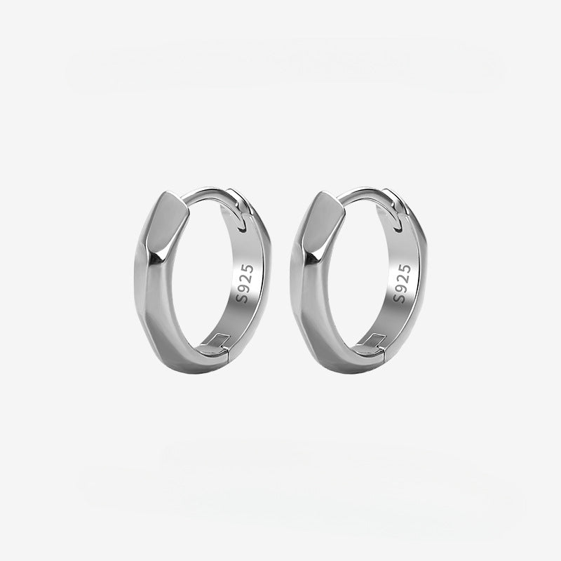 Luxe 925 Engraved Hoops