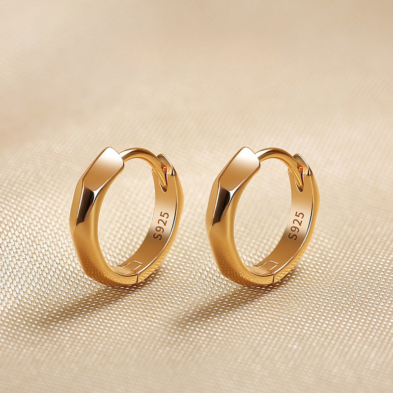 Luxe 925 Engraved Hoops