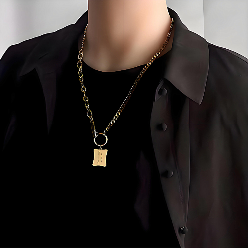 Trendy titanium steel necklace