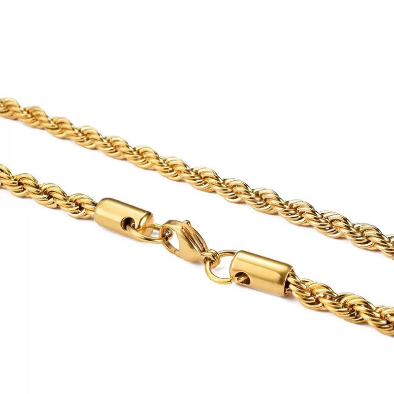 18K Gold Twist Necklace