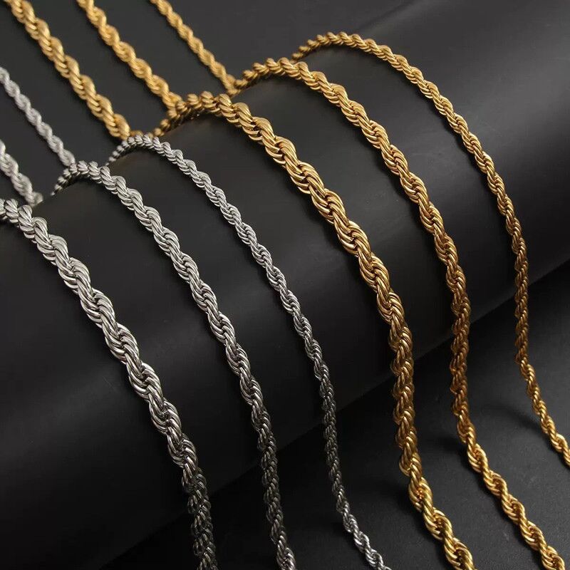 18K Gold Twist Necklace