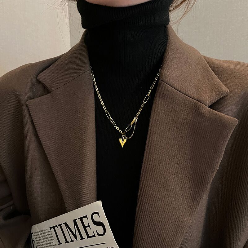 18K Gold Heart Necklace