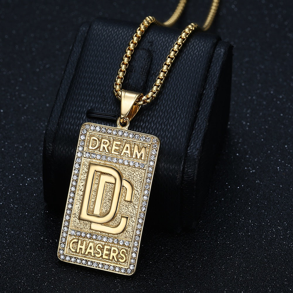 14K Gold Fashion Square Necklace