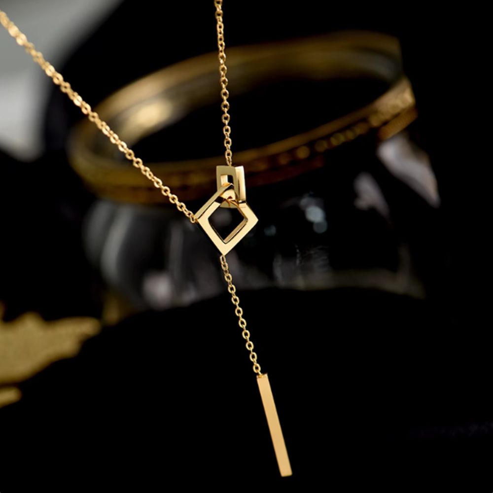 Titanium Steel Fringe Necklace