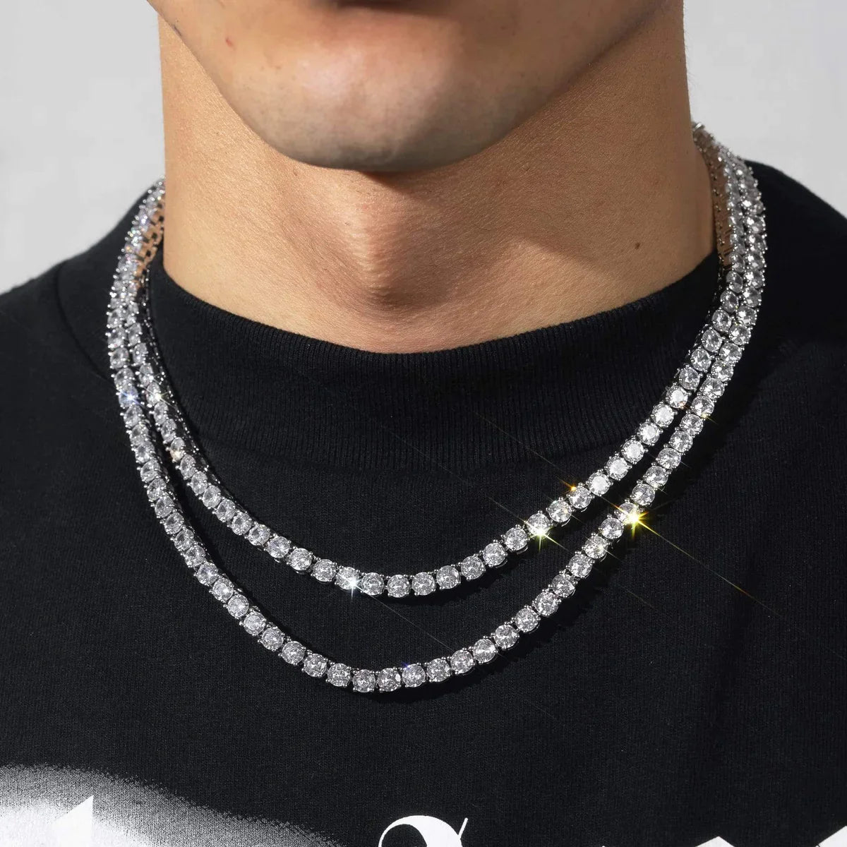 Moissanite Tennis Chain 4mm