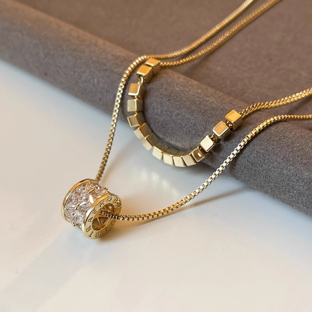 Twinkling Dual-Layer Necklace