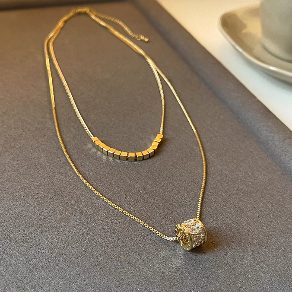 Twinkling Dual-Layer Necklace